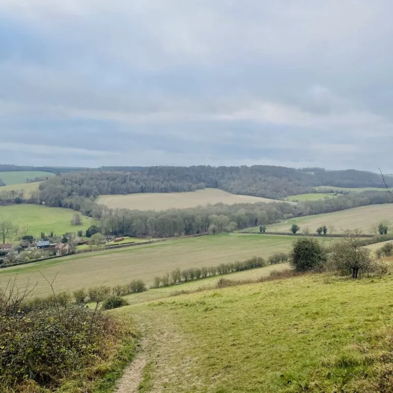 Skirmett, Fingest and Turville 5k circular